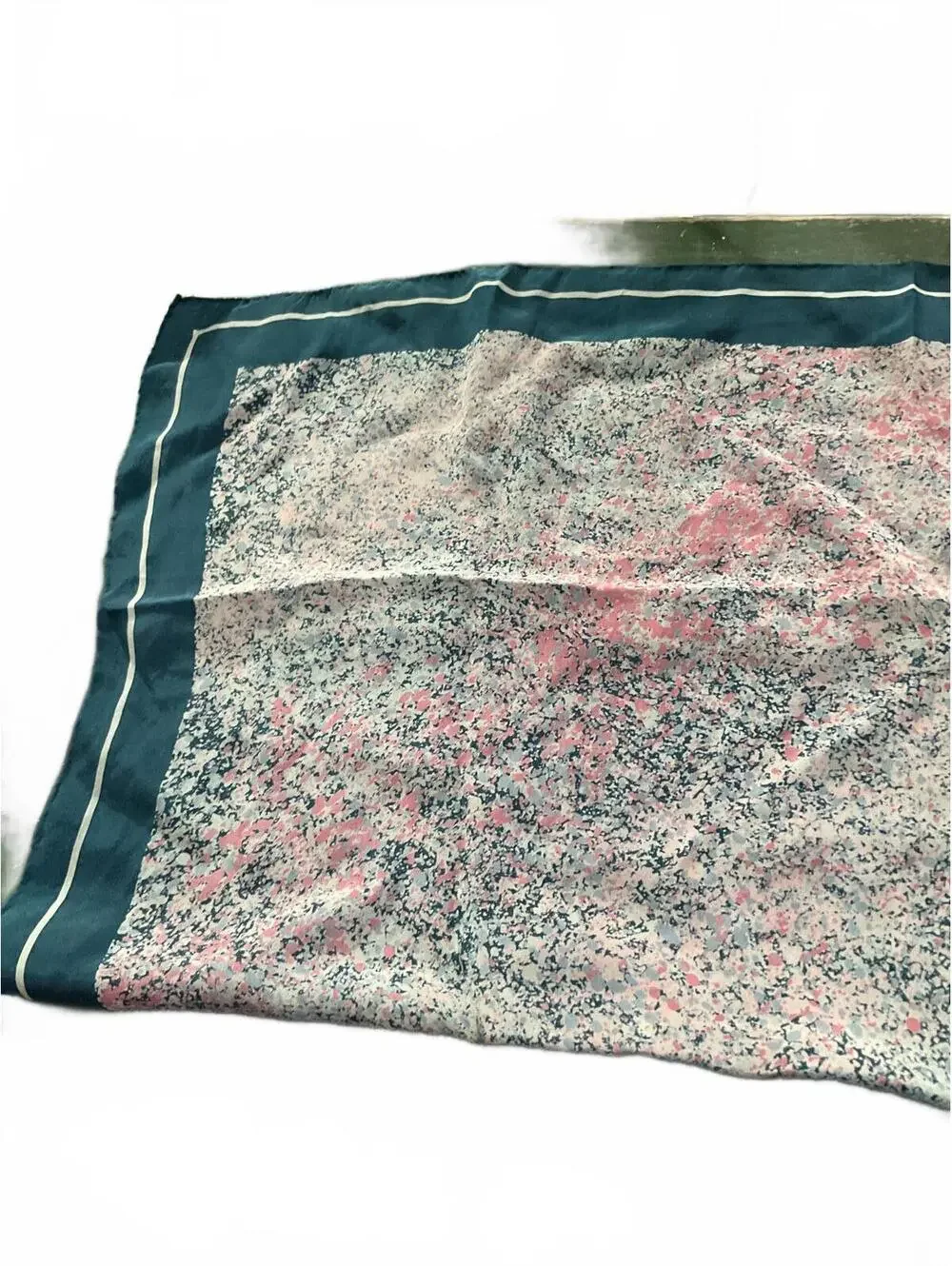Vintage Echo 100% Pure Silk Japanese Floral Scarf